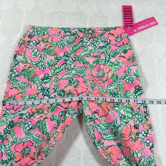 Lilly Pulitzer Womens Pink Green Floral Crop Pants Size 4 NWT Resort Preppy - Picture 6 of 12